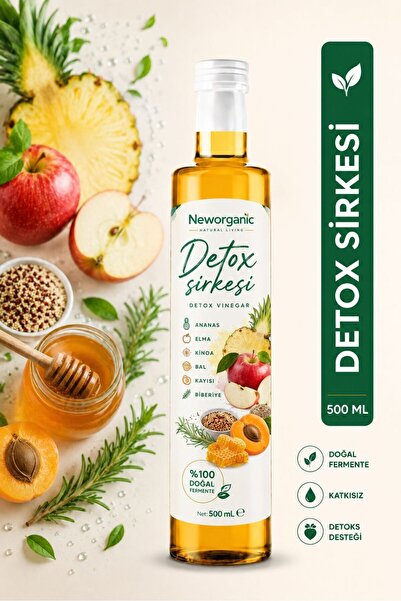 New Organic Geleneksel Karışık Meyvelerden Detox Sirkesi 500 ml || Katkısız v...