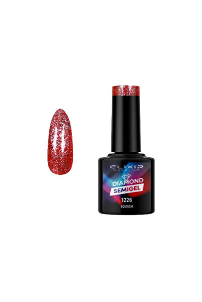 Elixir LASER DIAMOND SEMI GEL (ΗΜΙΜΟΝΙΜΟ ΒΕΡΝΙΚΙ) -1226 (SQUASH) 8ML