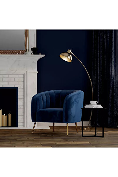 homejoyz Armchair with Velvet Fabric and Swedish Wood - Silvia - 85X80X85 cm