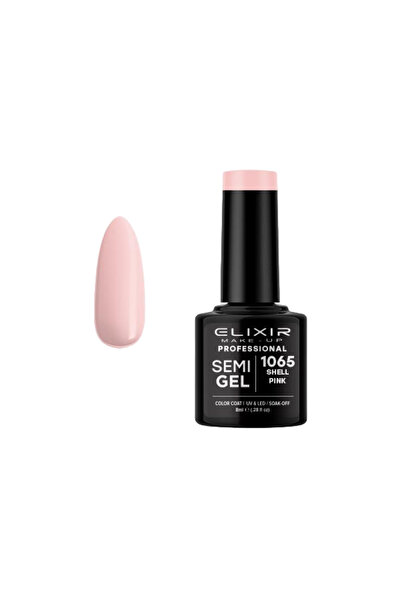 Elixir SEMI GEL (ΗΜΙΜΟΝΙΜΟ ΒΕΡΝΙΚΙ) - 1065 (SHELL Pink) 8ML