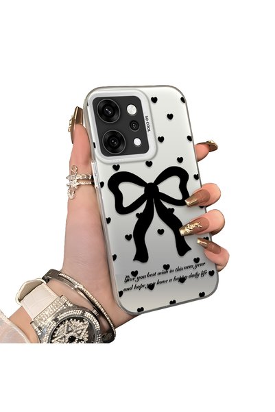 Hontinga Oppo Reno 14 Pro 5g Compatible Silicone Edge Hard Back Case Couple P...