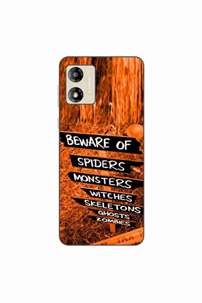 OEM Husa compatibila cu Motorola Moto E13 Silicon Gel Tpu Model Halloween Bew...