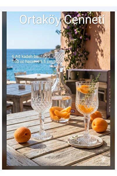 ORTAKÖYCENNETİ M. Coco Audrey model 6 ad kadeh bardak rayan marka buse 160 cc...