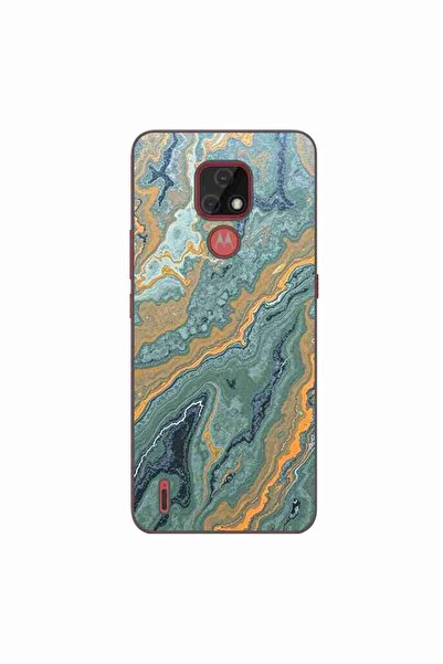 OEM Husa compatibila cu Motorola Moto E7 Silicon Gel Tpu Model Forest Flame M...