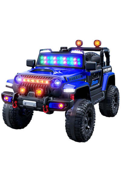 Maison Elise Electric Off-Road Car for Kids 3-8 years 12V 7Ah Battery, Blue