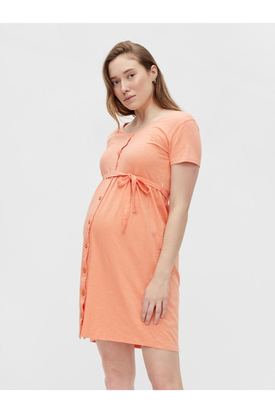 MAMALICIOUS Rochie pentru gravide si alaptare, bumbac organic - Jana Coral