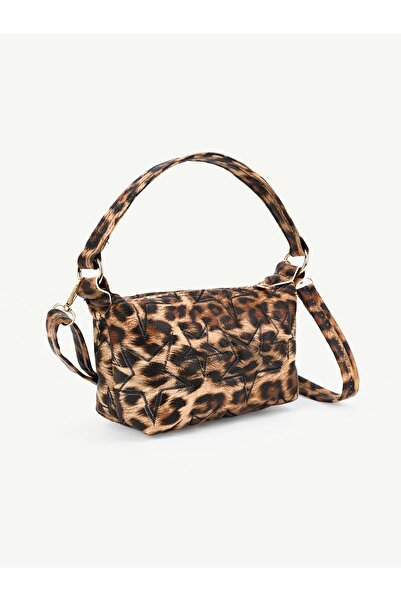 Beshora Palmer Yellow Black Star Patterned Women's Shoulder & Crossbody Bag