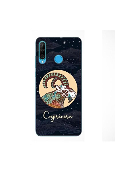 OEM Калъф, съвместим с Huawei P30 Lite, силиконов гел TPU, с шарка Хороскоп К...