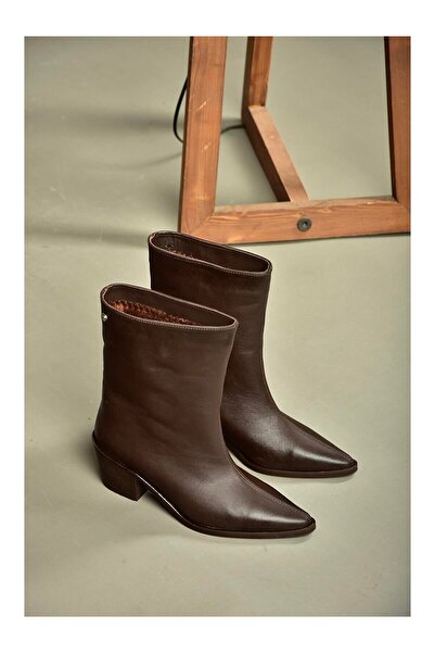 LC Waikiki Nevavm Brown Women's Boots with Difference V654082003