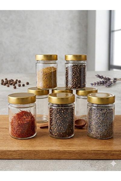 Dia Glass Jar 350 ml - Kitchen Storage Container for Countertop and Cabinet I...