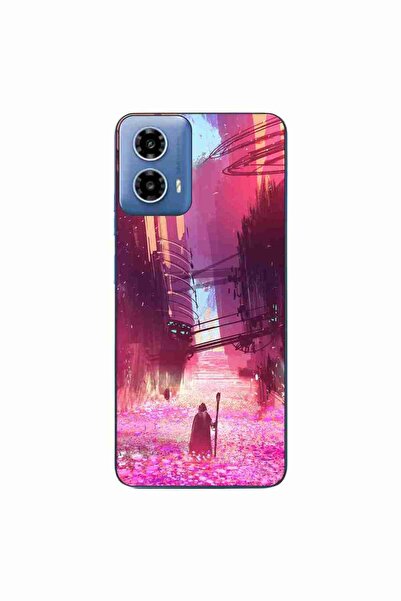 OEM Калъф, съвместим с Motorola Moto G34, силиконов гел TPU, с десен  "Фентъз...
