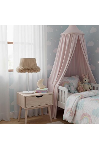 Elizim Home Lighting Tutu Beige Hat and White Leg Children's Room Lampshade