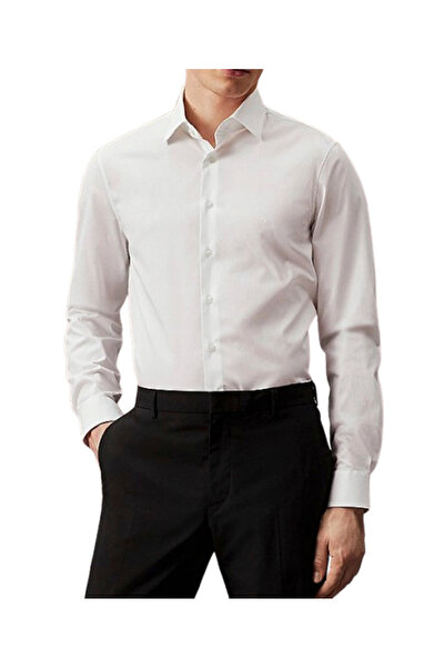 Calvin Klein Ανδρικό Πουκάμισο Λευκό K10K109509-YAF