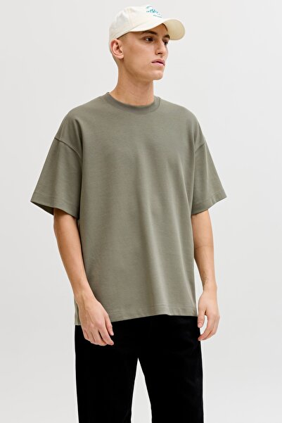 Jack & Jones Мъжка тениска Vetiver JJEBARRON с къс ръкав и кръгло деколте NOO...