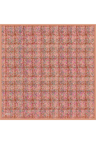 Aker Pink 90X90 Silk Twill Scarf