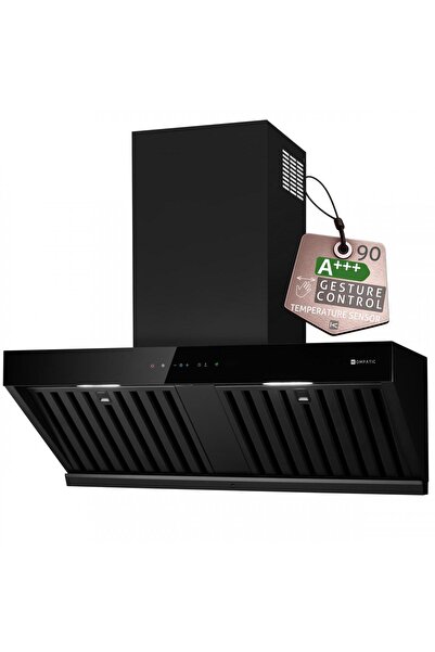 Kompatic by Kori 90 KPKR90WB Απορροφητήρας, Επιτοίχιος, Μοτέρ 800 mc/h, Κατηγ...