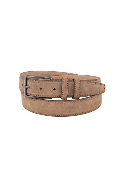 AMALFİ ITALIAN NATURAL Leather LEATHER Belt 3.5 CM