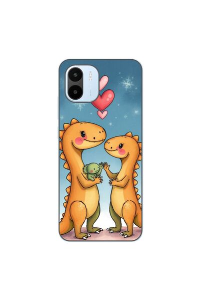 OEM Case compatible with Xiaomi Redmi A1 Silicone Gel Tpu Pattern Dino Cute F...