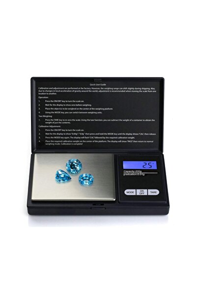 Viano Digital Pocket Scale, Jewelry Scale, Scale for Food, Mini Scale, 200g/0...