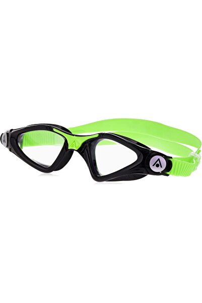 Aqua Sphere Kayenne Junior Swimming Goggles Black Lime Clear Lens