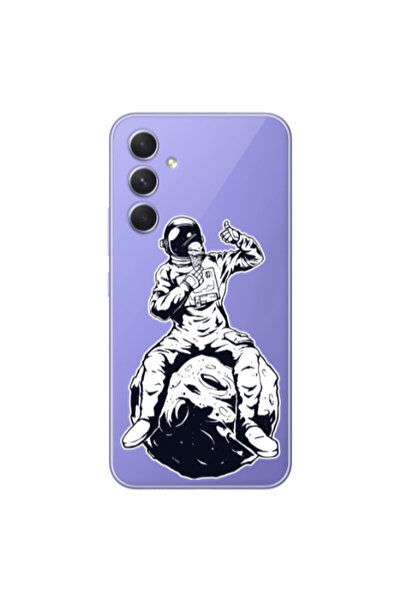 Other Samsung A35 ice cream in space Transparent Silicone TPU Θήκη