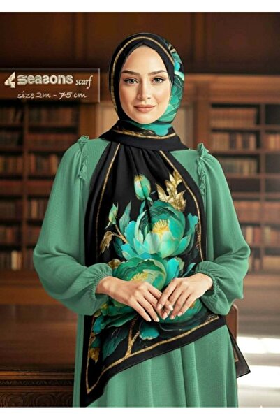 4seasons scarf Crepe Chiffon Veil