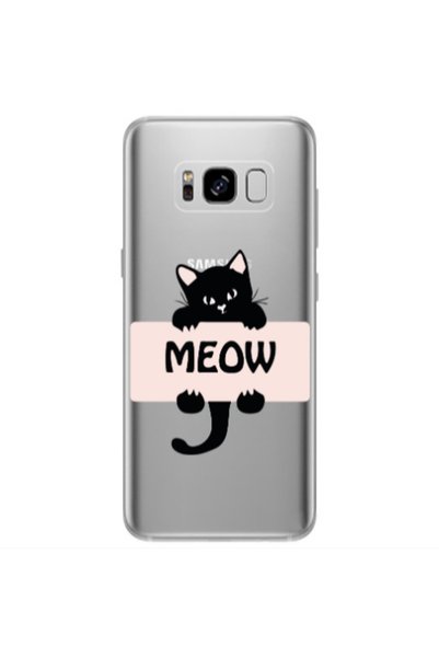 Other Samsung S8 Meow Transparent Silicone TPU Θήκη