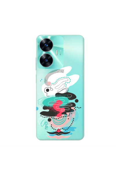 Other Realme C55 Abstract 50 Transparent Silicone TPU Θήκη