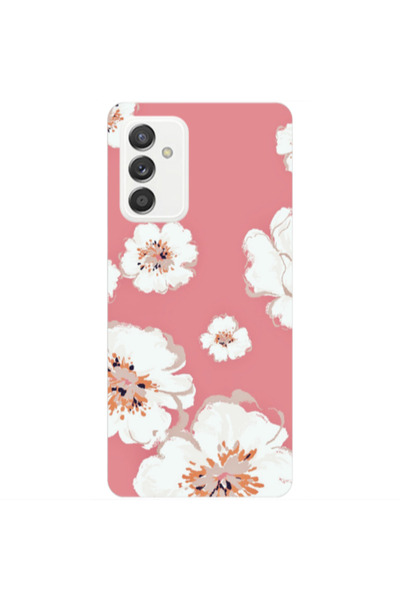 Other Samsung M13 White Flowers Transparent Silicone TPU Θήκη