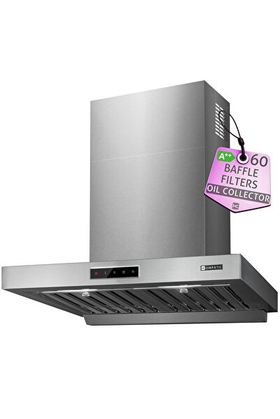 Kompatic Απορροφητήρας τοίχου της Turbionaire Form 60 KF60WPS, Μοτέρ χωρίς ψή...