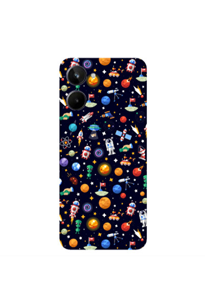 Other Realme 10 Small planets Transparent Silicone TPU Θήκη