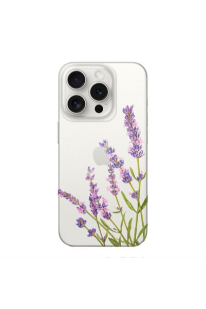 Other Apple Iphone 16 Pro Max Flowers 8 Transparent Silicone TPU Θήκη