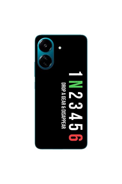 OEM Калъф, съвместим с Xiaomi Redmi 13C 4G, силиконов гел TPU с шарка на зъбн...