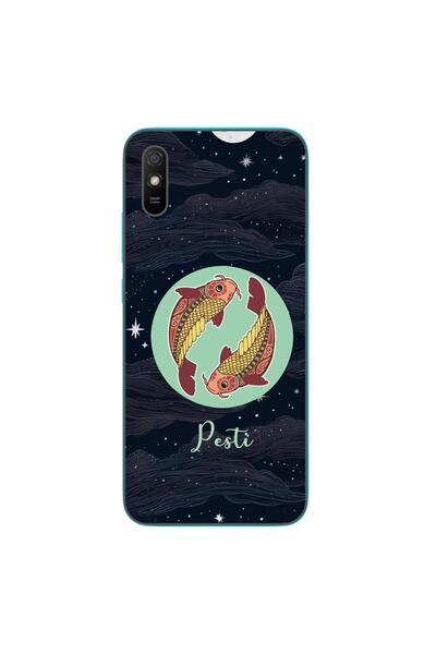 OEM Θήκη συμβατή με Xiaomi Redmi 9A Σιλικόνης Gel TPU με σχέδιο Ωροσκόπιο Ιχθύες