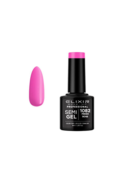 Elixir SEMI GEL (ΗΜΙΜΟΝΙΜΟ ΒΕΡΝΙΚΙ) -1082 (FRESH ROSE) 8ML