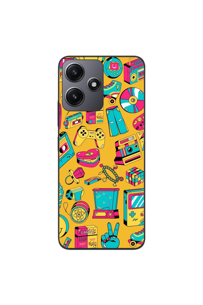 OEM Husa compatibila cu Xiaomi Redmi 12 5G Silicon Gel Tpu Model Pop Art Vintage