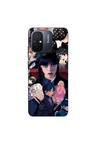 OEM Θήκη συμβατή με Xiaomi Redmi 12C Σιλικόνης Gel TPU με σχέδιο κολάζ σκηνών...