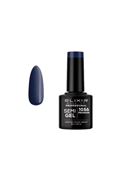 Elixir SEMI GEL (ΗΜΙΜΟΝΙΜΟ ΒΕΡΝΙΚΙ) - 1056 (PRUSSIAN) 8ML