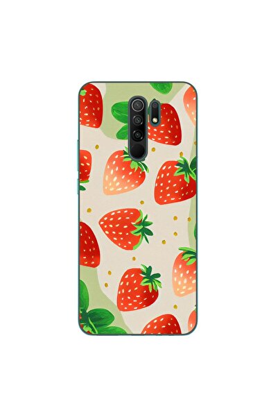 OEM Husa compatibila cu Xiaomi Redmi 9 Silicon Gel Tpu Model Capsuni Pattern