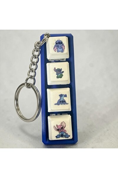 Buki'nin Atölyesi Ledsiz Klavye-Click Sesli Stres Giderici Stitch Karakterli ...