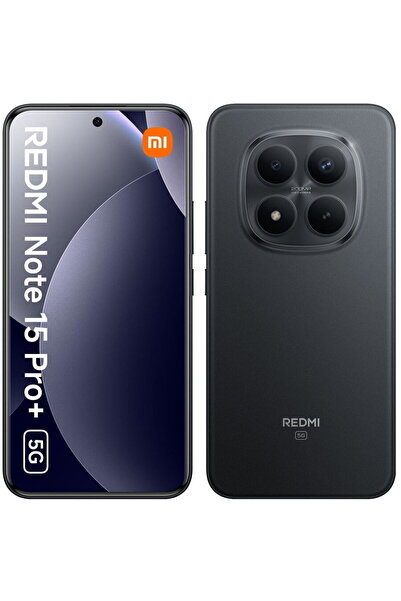 Xiaomi Redmi Note 15 Pro Plus mobile phone, 8GB RAM, 256GB, 5G, Dual SIM, Black
