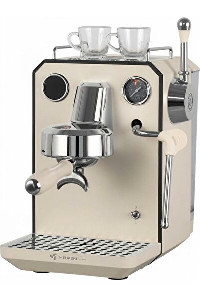 MEBASHI Commercial Coffee Machine, 1850W, 15 Bar, 1.7L Water Tank, Black (ME-...