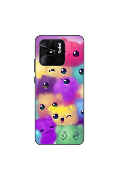OEM Husa compatibila cu Xiaomi Redmi 10C Silicon Gel Tpu Model Pufosi Colorati