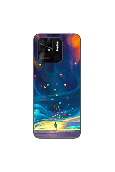 OEM Husa compatibila cu Xiaomi Redmi 10C Silicon Gel Tpu Model Baloane Univers
