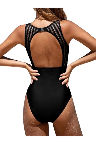 CUPSHE Women's One-Piece Swimsuit with Tummy Control Cutout Stand Collar with...