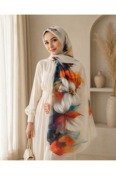 4seasons scarf Crepe Chiffon Veil