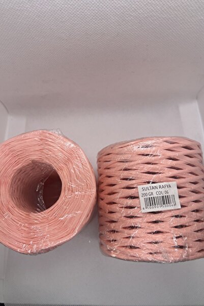 hobi dünyası evim 1 Piece of Imported Raffia Cap Rope 200 Grams Bag Hat Rope ...