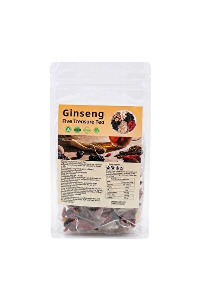 jherb Ginseng Five Treasure Tea – Natural Herbal Blend (100g)