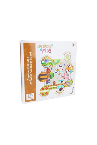 OEM Jucărie educativă din lemn pentru copii, Calendar Educativ din Lemn Monte...