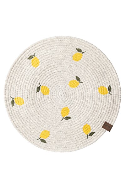 Mudo Concept FRUITY GARDEN YUVARLAK AMERİKAN SERVİSİ 35 CM LİMON